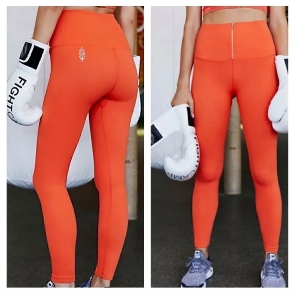 Free People Part of Me Leggings in Wild Papaya